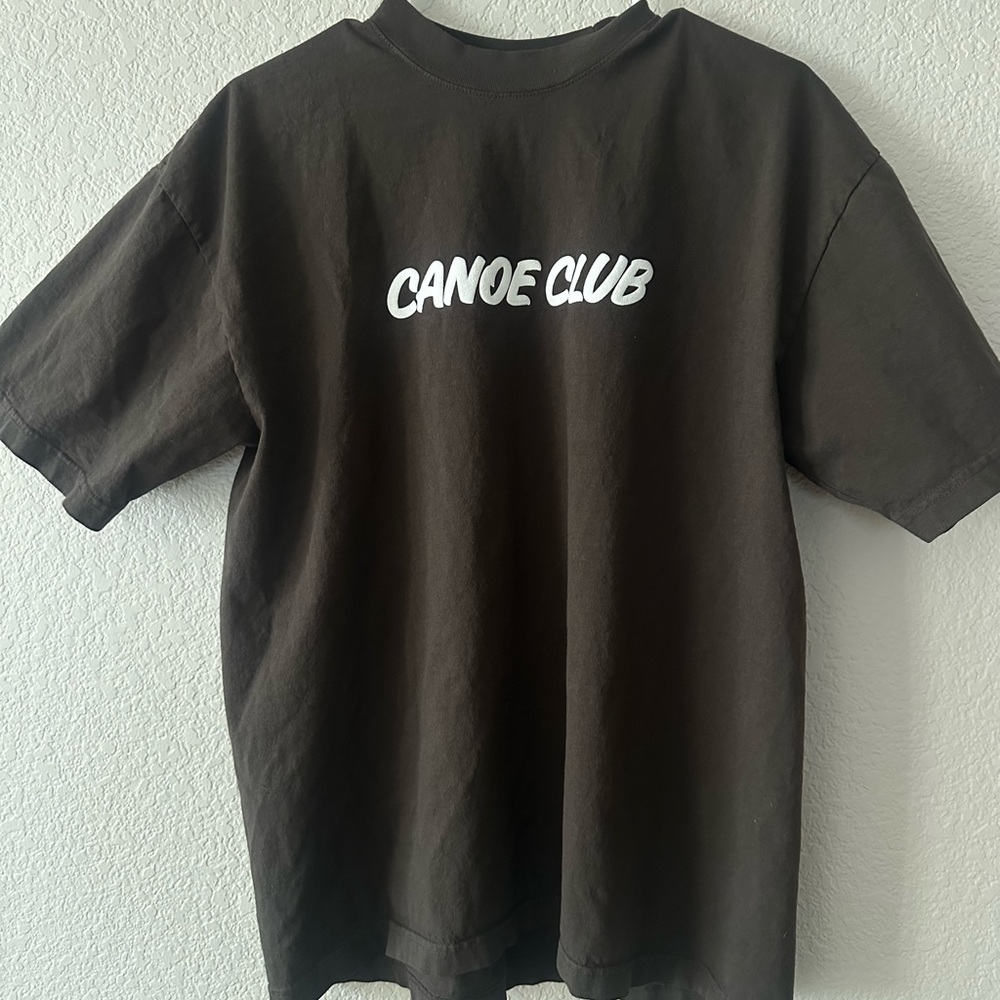 Men’s deep brown Canoe Club shirt